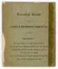 ‘Lancashire Cricket Souvenir for 1881’. Compiled by George Newnes. Printed by Samuel Blomeley, Manchester 1881. 26pp. Extended title to rear wrapper, ‘Lancashire Cricket. A record of the triumphant season of 1881. Containing the full scores of every count - 2