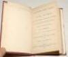 ‘Lancashire County Cricket. Full Scores and Bowling Analyses of all matches played by the county from the commencement in 1864.....’. Frederick Reynolds. John Heywood, Manchester. 1881. First edition, 160p. Bound in modern maroon cloth with original marbl - 2