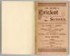 ‘The History of Cricket in Sussex from the Earliest Records to the Present Time’. Alfred J. Gaston. London 1898. Bound in modern brown cloth, gilt title to front cover. Original decorative paper wrappers retained. Handwritten dedication in ink to title pa