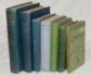 Cricket histories and anthologies. Sixteen titles, the majority hardbacks. ‘The Cricket-Field’, James Pycroft, London 1873, breaking to front internal hinge. ‘Cricket’, E. Lyttelton, London 1894. ‘Bat v. Ball’, J.H. Lester, London 1900. ‘The Cricket Field