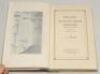 ‘Fresh Light on 18th Century Cricket. A Collection of 1000 New Cricket Notices from 1697 to 1800’. G.B. Buckley. Birmingham 1935. Original green and cream cloth. Slight staining and soiling to boards, bumping to corners, otherwise in good condition - 2