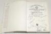 ‘The History of Northamptonshire County Cricket Club’. Matthew Engel & Andrew Radd. Christopher Helm 1993. Twenty five signatures to the front end paper, title and contents pages including author, Alan Radd, and to pages by a further seventeen players. Pl - 3