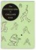 Australia tour 1938. ‘The Australians in England 1938’. Small 32pp souvenir brochure for the Australian tour of England. Published by the Manchester Guardian. Pictorial covers. From the collection of the original recipient, Mr Fletcher of Halifax. Rusting
