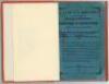 ‘A List of Matches to be Published in F. Lillywhite’s Large Book of Cricket Scores from 1746 to 1856 Inclusive’. Printed by W.H. Crockford, Blackheath Road, Greenwich 1857. Bound in red cloth, gilt title to spine, with original blue paper wrappers retaine