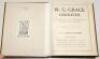 ‘W.G. Grace. Cricketer. A record of his performances in first-class matches’. F.S. Ashley-Cooper. London 1916. Rebound in modern brown leather, with original wrappers preserved and laid to stiffened boards. Ownership name of C.I.S. Wallace and bookplate o - 2