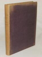 ‘Cricket: A Weekly Record of the Game’. Volume VII. Numbers 170-199 (26th January to 27th December 1888). Bound in mauve cloth, title in gilt to spine, red speckled page edges. Title page and contents page to front, lacking original wrappers. Illustrated.