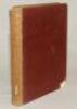 ‘Cricket: A Weekly Record of the Game’. Volume VIII. Numbers 200-229 (24th January to 27th December 1889). Bound in maroon cloth, title in gilt to spine, red speckled page edges. Title page and contents page to front, lacking original wrappers. Illustrate