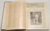 &lsquo;Cricket: A Weekly Record of the Game&rsquo;. Volume XXVI. Numbers 740-229 (31st January to 19th December 1907). Bound in dark blue cloth, title in gilt to front cover and spine, red speckled page edges. Title page and contents page to front, lacking original w - 4