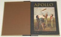 ‘Apollo. A Journal of the Arts for Connoisseurs and Collectors’. Vol. XXIII No. 137. London, May 1936. Large format deluxe publication tipped in to modern cloth with gilt title to spine, original stiff paper wrappers retained with a reproduction on the fr