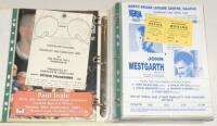 Signed boxing programmes 1989-2001. File comprising twenty two official programmes, original tickets, and the odd handbill. The majority are multi-signed and with original tickets. Signed programmes include bouts for ABA National Championships Yorkshire D