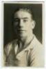 Alexander Findlay Lindsay. Tottenham Hotspur 1919-1929. Mono real photograph postcard of Lindsay, half length, in Spurs shirt. Name to lower border. W.J. Crawford of Edmonton. Minor adhesive marks to verso otherwise in good/very good condition Postally u