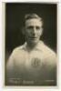 Albert John Elkes. Tottenham Hotspur 1923-1929. Mono real photograph postcard of Elkes, half length, in Spurs shirt. Name to lower border. W.J. Crawford of Edmonton. Very good condition Postally unused