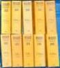 Wisden Cricketers’ Almanacks 1980, 1982 to 1986, 1988 to 1992, 1994, 1999 and 2002. Original cloth covers. Sold with a quantity of duplicate editions for 1980 (2 copies), 1983 3), 1984 (3) 1988, 1989, 1991 and 1994. Large with a large format Wisden for 20 - 2