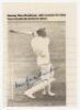 Don Bradman. Two hardback titles by Bradman. ‘Don Bradman’s Book’, ‘Deluxe Edition’, London 1938, lacking dustwrapper, and ‘Farewell To Cricket’, London 1950, dustwrapper with odd faults. Also ‘Bradman The Great’, B.J. Wakley, London 1959, good dustwrappe - 2