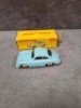 Dinky Toys Diecast #182 Porsche 356A Coupe in pale blue in ok box (one end flap missing) - 2