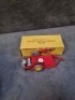 Dinky Toys diecast #321 Massey-Harris Manure Spreader in box (one end both tabs and flap missing) - 2
