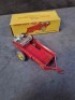 Dinky Toys diecast #321 Massey-Harris Manure Spreader in box (one end both tabs and flap missing) - 3