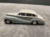 Dinky Toys Diecast #150 Rolls-Royce Siilver Wraith in two tone grey with spun hubs in box (one end no tabs and the other has one detached) - 2