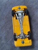 Corgi diecast #337 Customized Chevrolet Corvette Sting Ray Chrome bumbers and racing number #13. unboxed 1967-1969