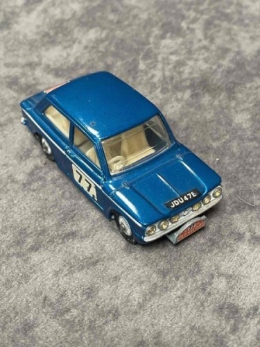 Corgi dicast #340 Sunbeam Imp With Decals Racing No.77 Unboxed In Nr Mint Condition Paintwork Is Excellent But Has Some Decal Damage 1968 -1970