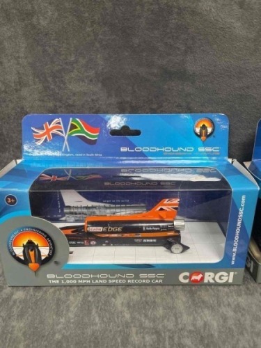 2x Corgi diecast Bloodhound vehicles, comprising of; #TY81002 Bloodhound SSC and #TY86663 Bloodhound Super Hauler