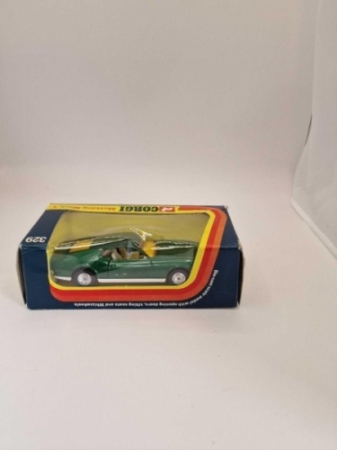 Corgi #329 Ford Mustang Mach 1 Diecast Model This Is An Interesting Model, A Late Issue From Corgi In 1973 With The Better Design Of Whizzwheels That Look Good.