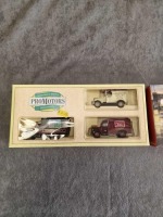 2x diecast Lledo 3 vehicle set 1x Sainsburys branding & 1x British Railways Set