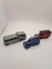 A collection of Dinky diecast models x3 unboxed comprising of Dinky 29f Observation Coach Grey/Red - Later renumbered to 280. Produced 1950 &acirc;&euro;&oelig; 1954 Dinky 34b Royal Mail Van Red/Black - Pre war version with open rear windows, smooth hubs and white tyres p