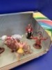Extremely Rare Charbens Circus World Wide Series Hand painted unbreakable circus figures in orignal box - 4