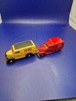 2x Matchbox Dinky diecast vans comprising of Sharps Toffee Commer Van and 1950 Ford Heinz Van