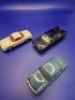 3x Corgi diecast unboxed comprising of Chevrolet Impala in Black, Standard Vanguard III and VW 1500 Karmann Ghia