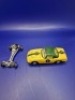 Corgi diecast unboxed Lotus Elan S2 with removable Chassis with a spare chassis plus leaflet - 4