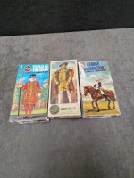 3x Airfix model Kits in boxes, comprising of; #02507-2 Yeoman of the Guard scale 1/12, #02501-4 Henry VIII scale 1/12 and #02554-8 George Washington 54mm