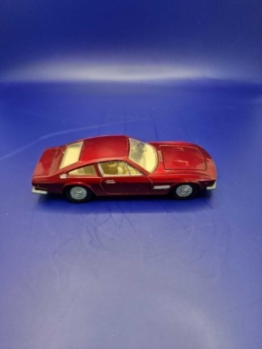 Dinky Diecast #90 Monteverdi 375L in red with White interior and cast hubs Unboxed 1970 - 1974