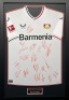 Bayer Leverkusen Multi Signed And Framed Shirt Certificate of Authenticity