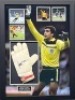 Peter Shilton Signed An Framed Glove Certificate of Authenticity