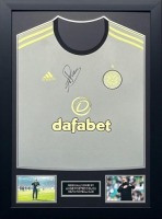 Angelos Postecoglou Signed Anf Framec Celtic Fc Shirt Certificate of Authenticity