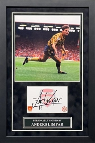 Andres Limpar Signed And Framed Arsena Ldisplay Certificate of Authenticity