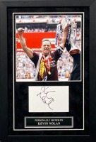 Kevin Nolan Signed And Framed Display Certificate of Authenticity