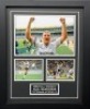 Paul Gascoigne Signed And Framed Tottenham Hotspur Display Certificate of Authenticity