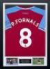 Pablo Fornals Signed And Framed West Ham United Shirt Certificate of Authenticity