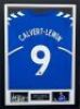 Dominic Calvert Lewin Signed And Framed Everton Shirt Certificate of Authenticity