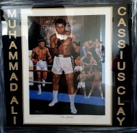 Muhammad Ali Signed And Framed Display Online Authentics
