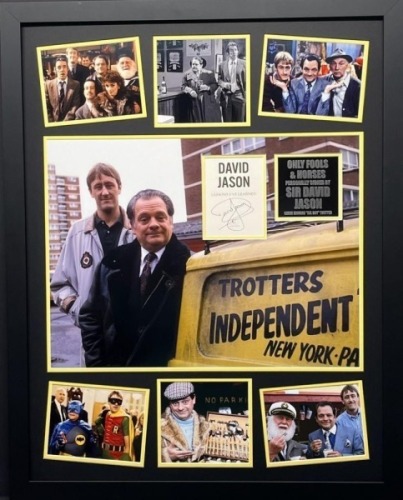 David Jason Signed And Framed Only Foolds And Horses Display Coa