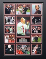 Alex Ferguson Signed And Framed Manchester United Display Coa