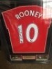 Wayne Rooney Signed And Framed Manchester United Shirt Coa