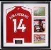 Pierre Emrick Aubameyang Signed And Framed Arsenal Fc Shirt Coa