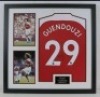 Matteo Guendouzi Signed And Framed Arsenal Fc Shirt Coa