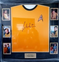 William Shatner Signed And Frame Star Trek Shirt Coa