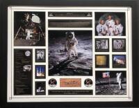 Buzz Aldrin Signed And Framed Display Coa